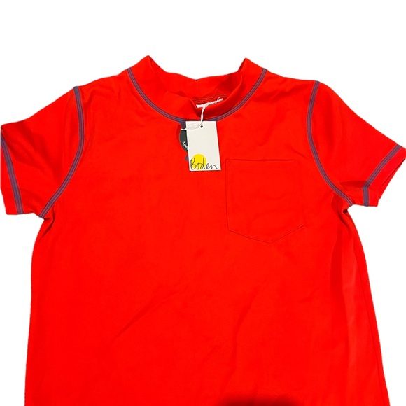 NWT! Mini Boden Short Sleeve Rash Vest Size 13/14 - Picture 3 of 4